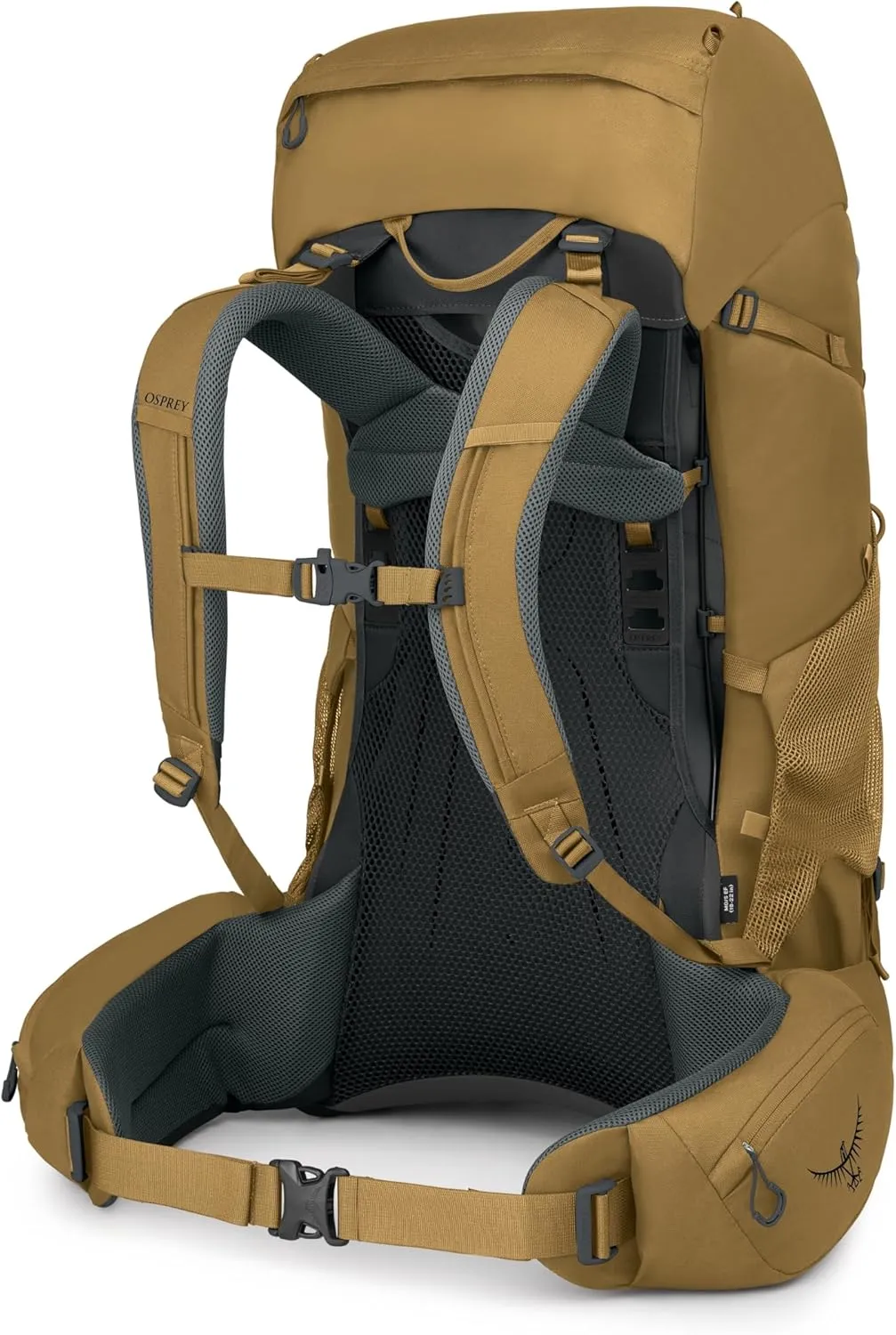 Osprey Rook 65L Men's Backpacking Backpack, Histosol Brown/Rhino Grey, Extended Fit