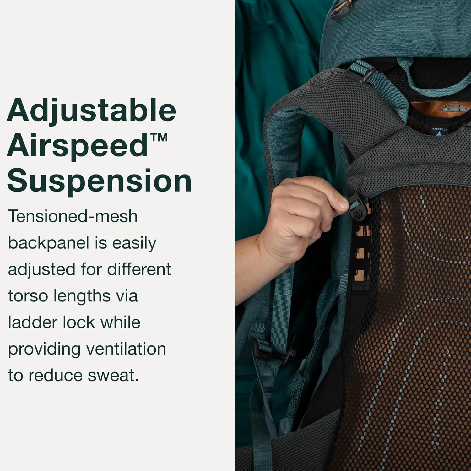 Osprey Rook 65L Men's Backpacking Backpack, Histosol Brown/Rhino Grey, Extended Fit