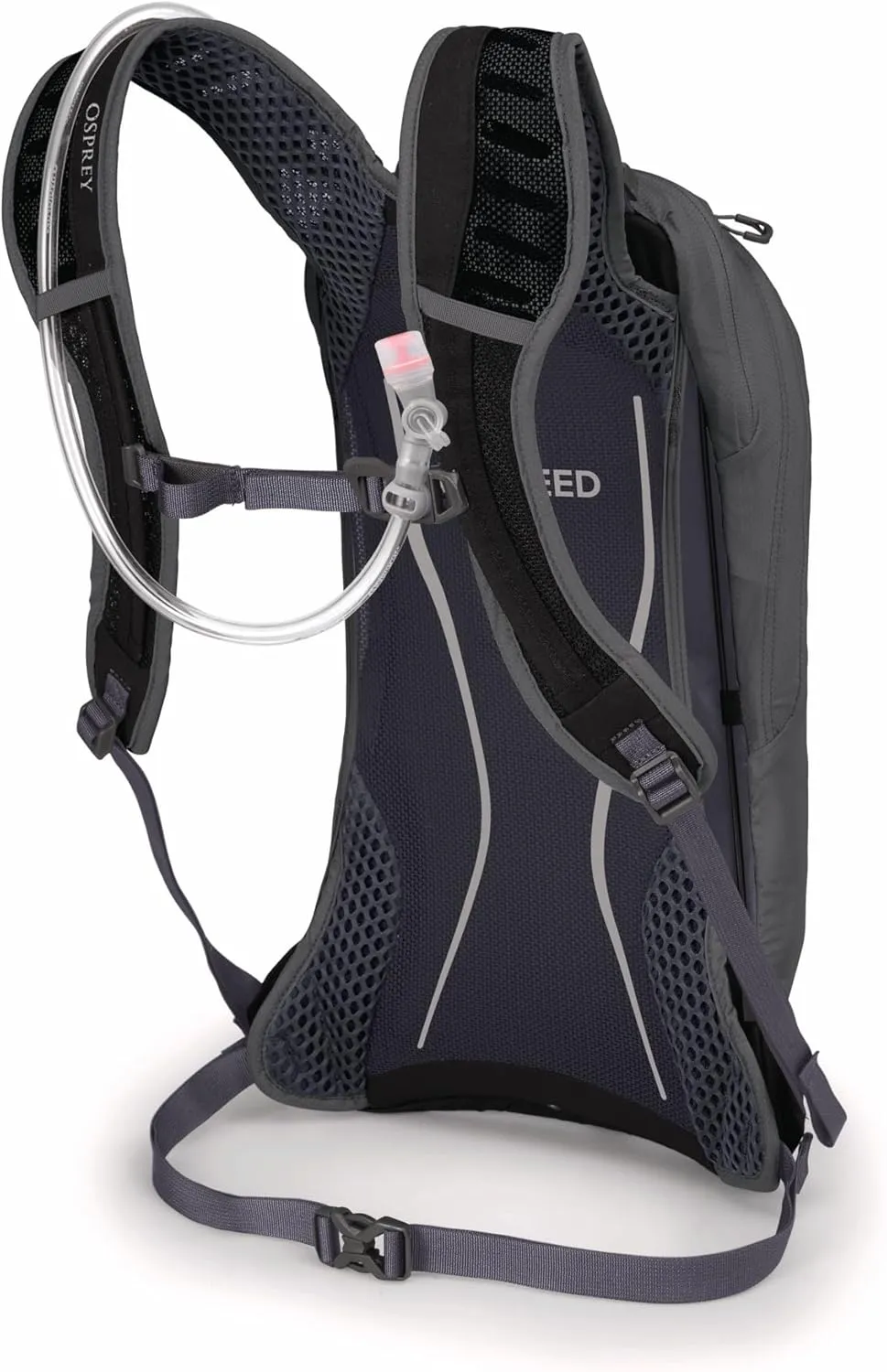 Osprey Syncro 5L Men's Hiking Backpack with Hydraulics Reservoir, Coal Grey