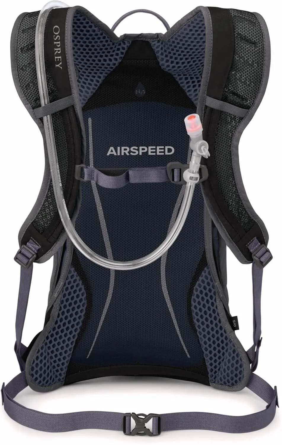 Osprey Syncro 5L Men's Hiking Backpack with Hydraulics Reservoir, Coal Grey