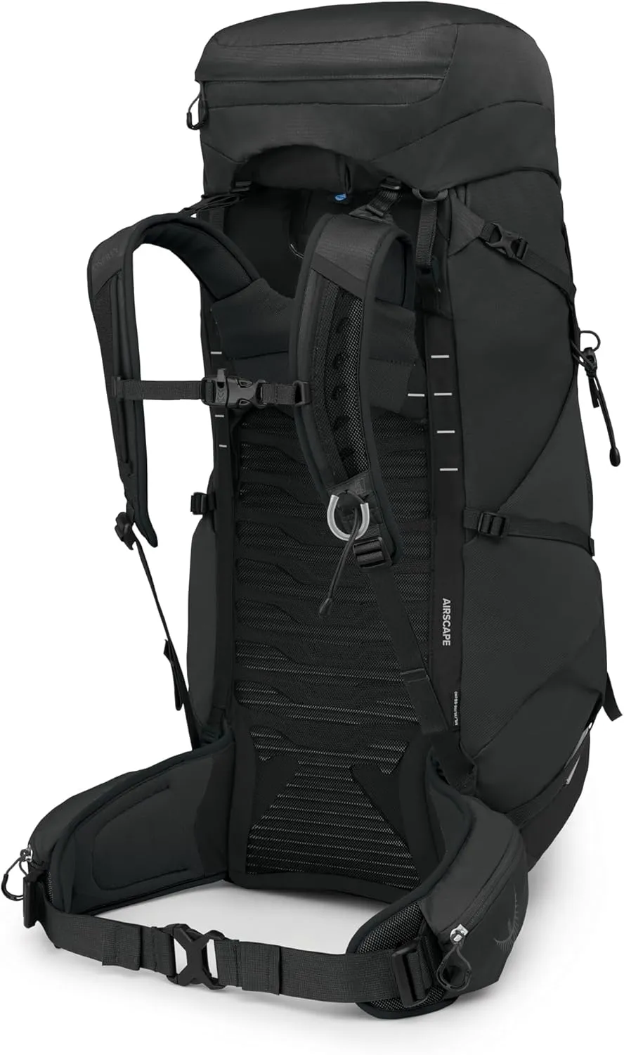 Osprey Talon 44L Men's Lightweight Hiking Backpack with Hipbelt, Black/Coal Grey, S/M