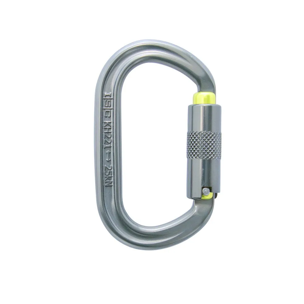 Oval Lemon Titanium 3-Pack Carabiner