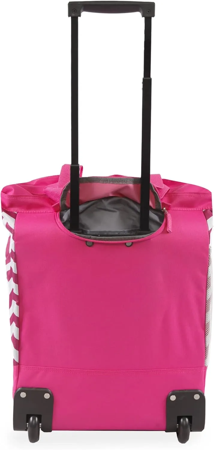 Pacific Coast Signature Large Rolling Shopper Tote Bag