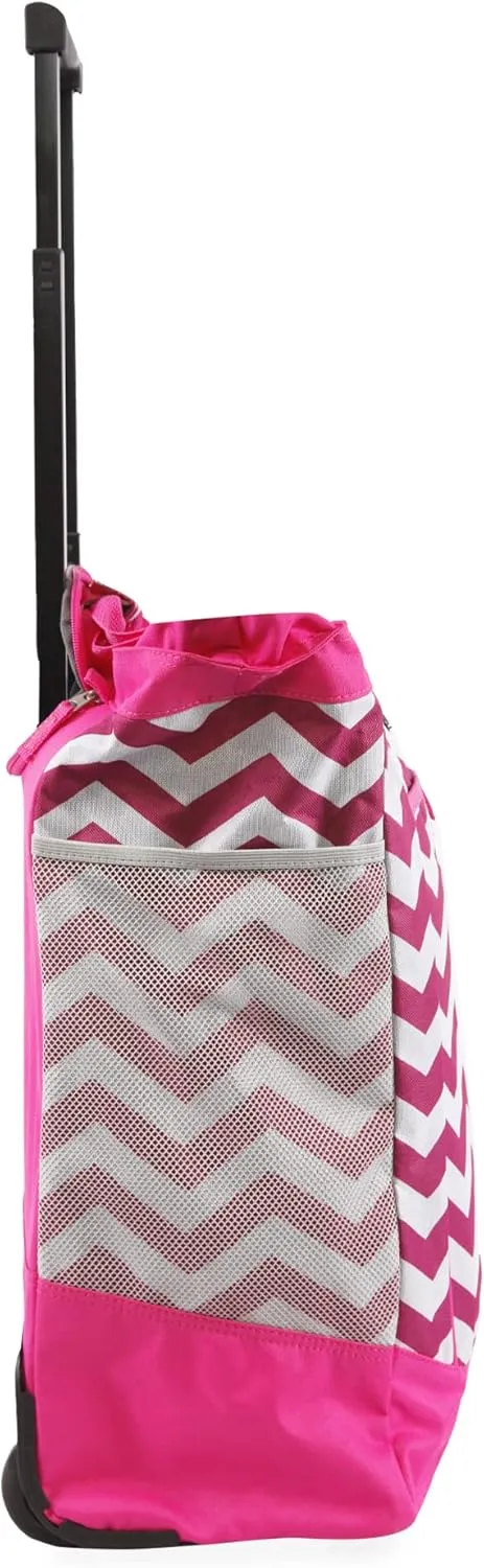 Pacific Coast Signature Large Rolling Shopper Tote Bag