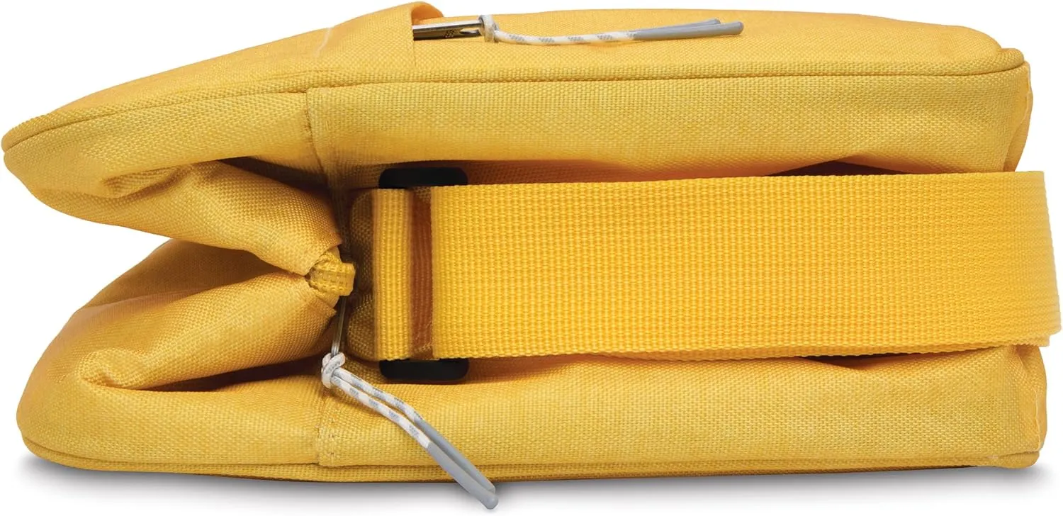 PackIt Freezable Zuma Can Cooler, Built with EcoFreeze Technology, Collapsible, Reusable, Zip Closure with Adjustable Shoulder Strap, Fits 15, 12 Oz Cans