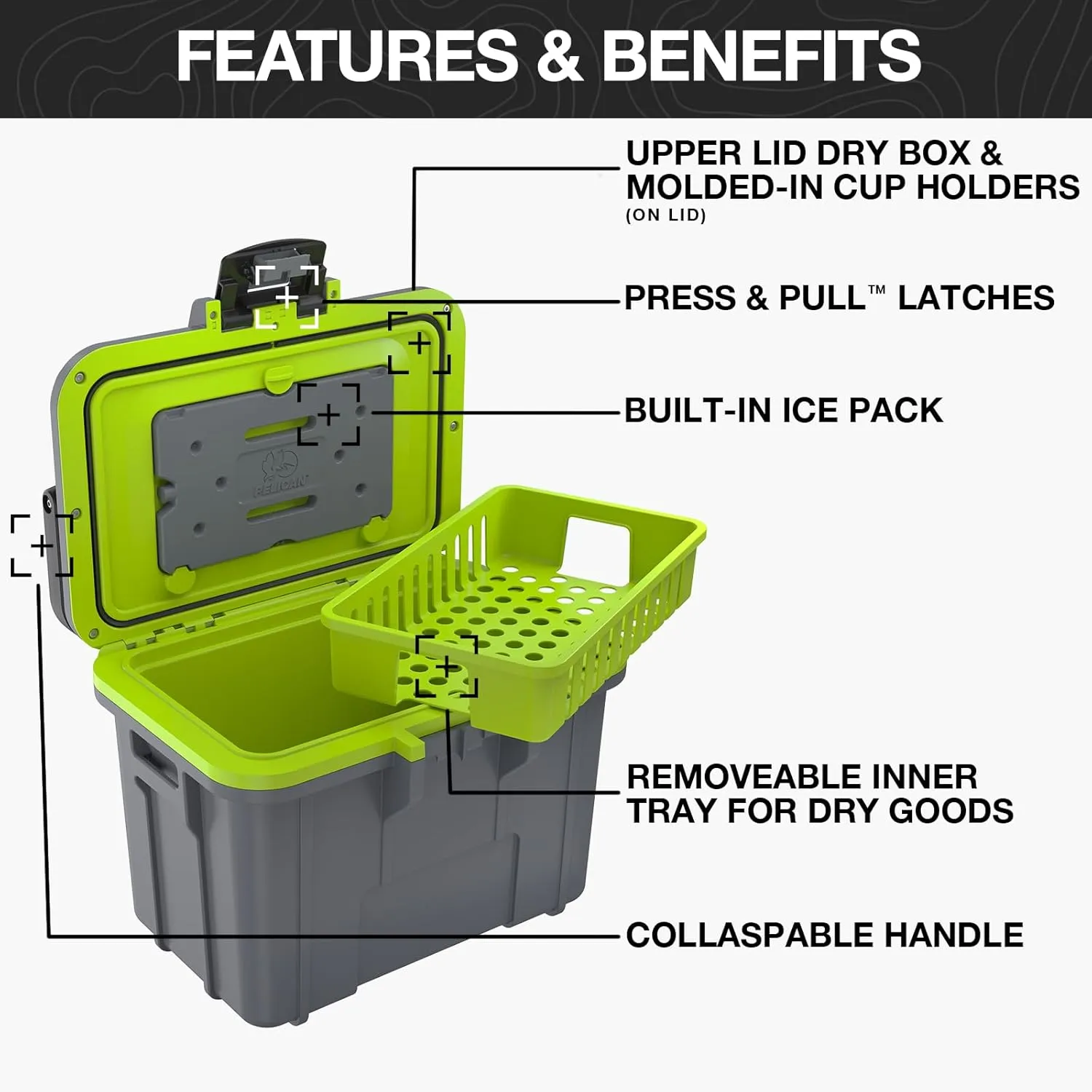 Pelican 8 Quart Personal Lunch Box Cooler