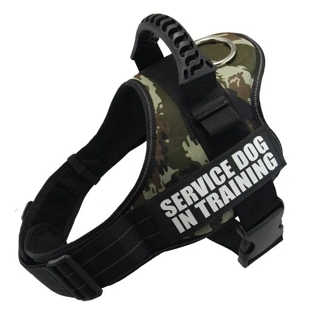 Personalised Custom Reflective Breathable Dog Harness NO PULL Adjustable Pet Harness For Small Large Dog Harness Vest With Patch