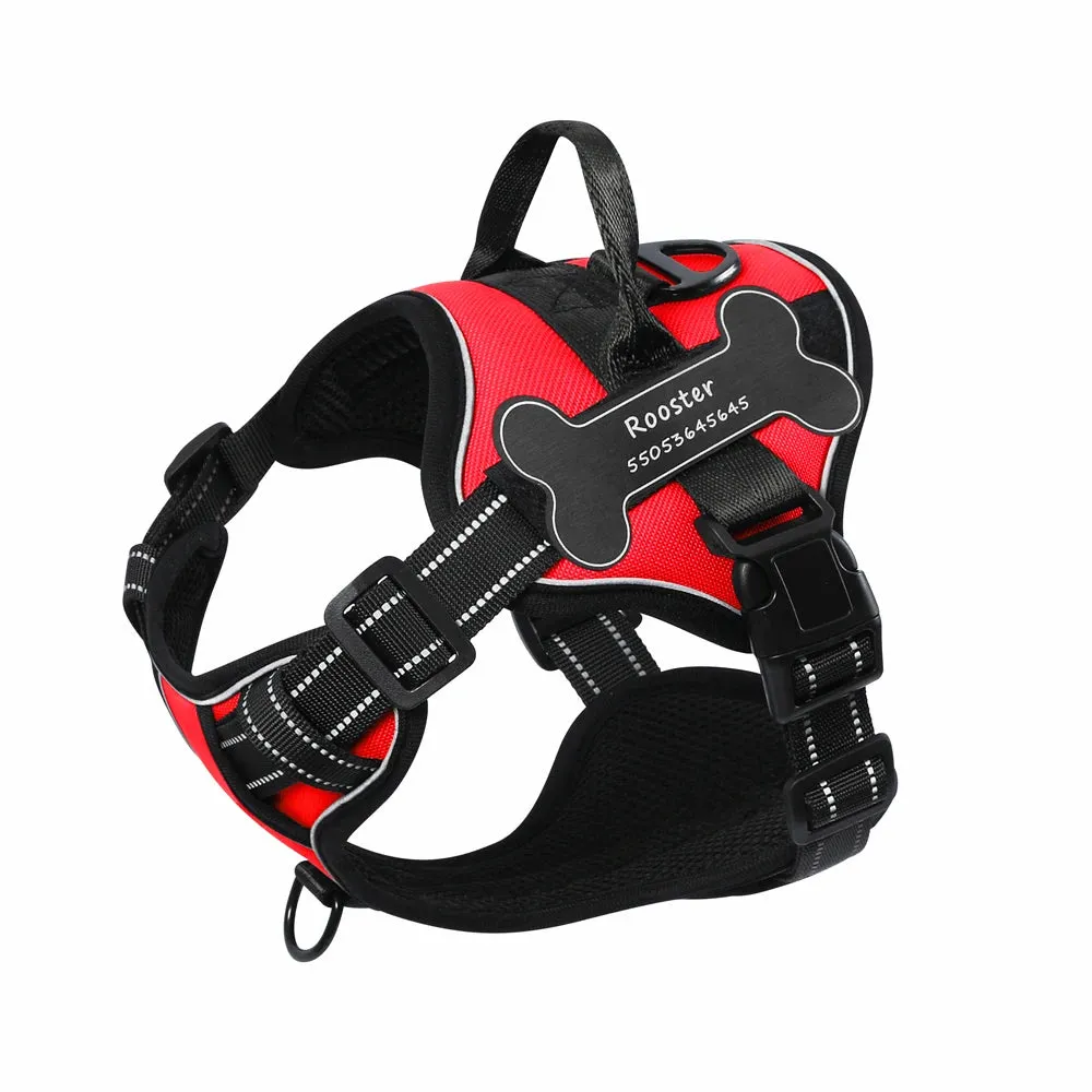 Personalized Canine Comfort Harness - Safe, Breathable & Custom Fit