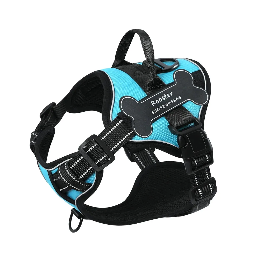 Personalized Canine Comfort Harness - Safe, Breathable & Custom Fit