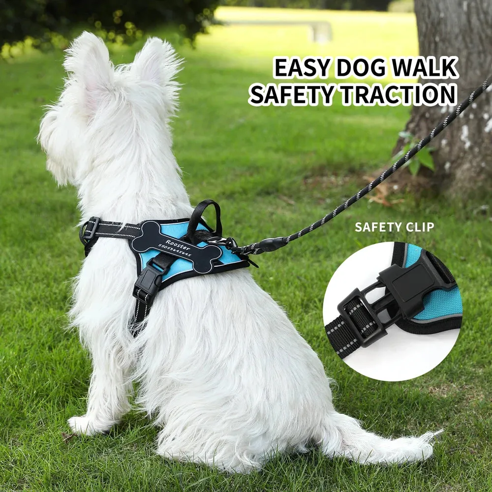 Personalized Canine Comfort Harness - Safe, Breathable & Custom Fit