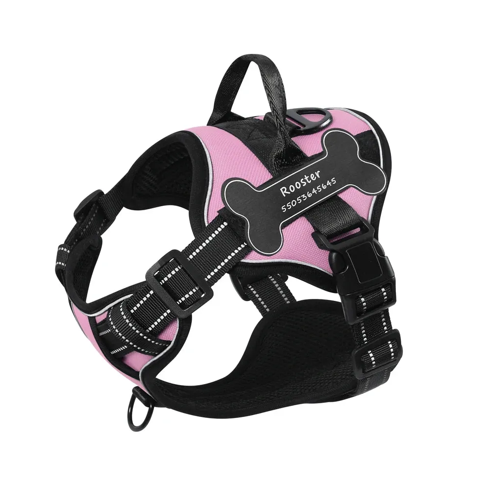 Personalized Canine Comfort Harness - Safe, Breathable & Custom Fit