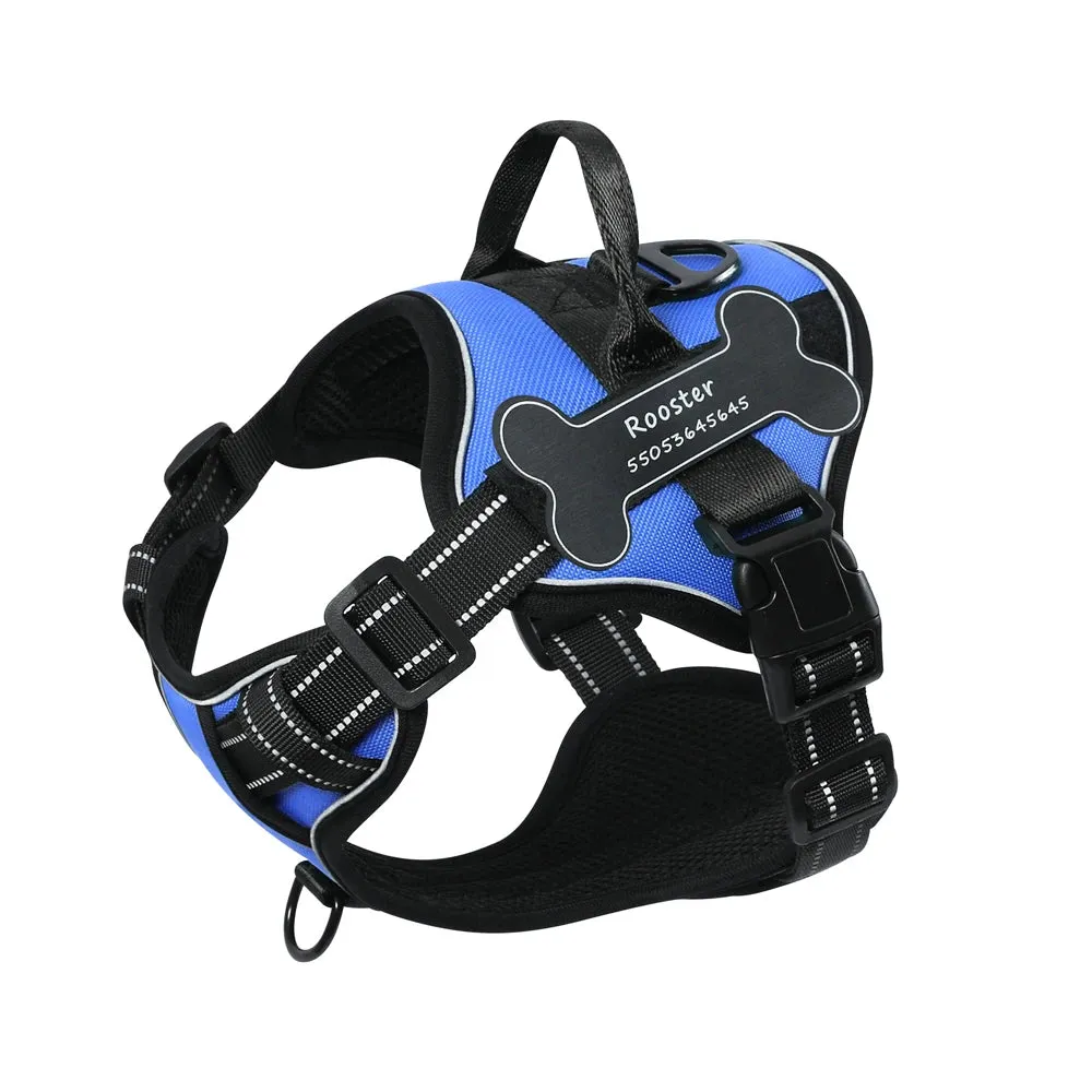 Personalized Canine Comfort Harness - Safe, Breathable & Custom Fit