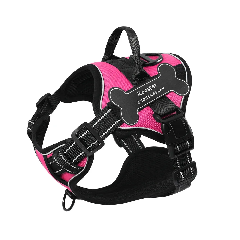 Personalized Canine Comfort Harness - Safe, Breathable & Custom Fit