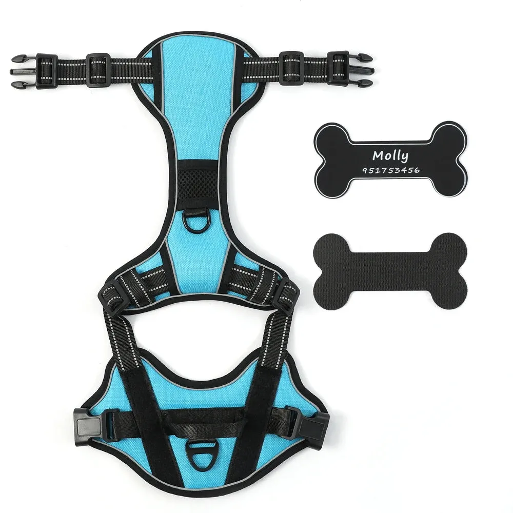 Personalized Canine Comfort Harness - Safe, Breathable & Custom Fit