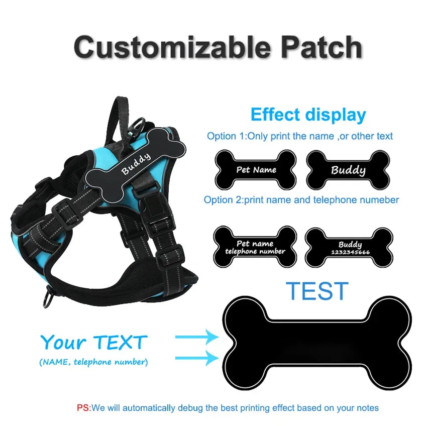 Personalized Canine Comfort Harness - Safe, Breathable & Custom Fit