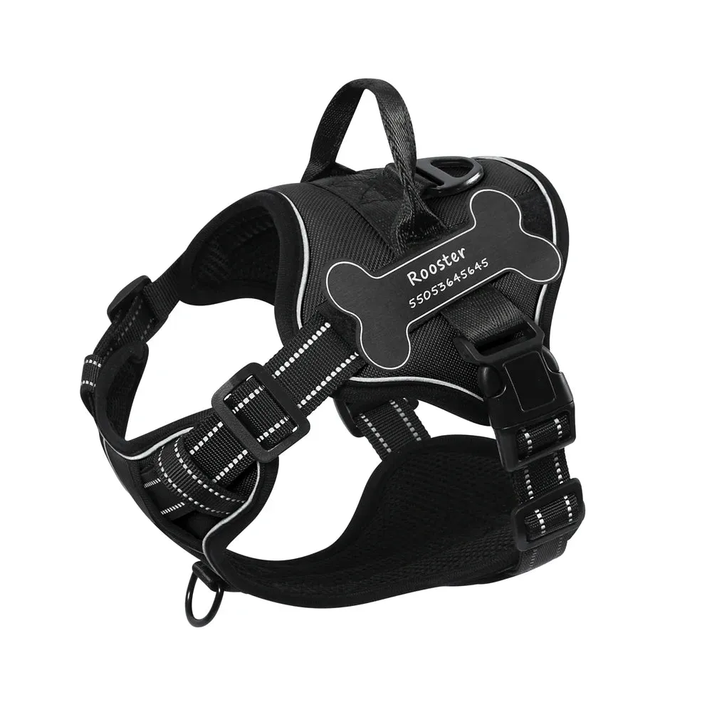 Personalized Canine Comfort Harness - Safe, Breathable & Custom Fit
