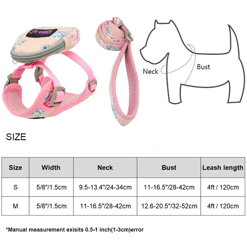 Pet Dog Soft Harness & Leash