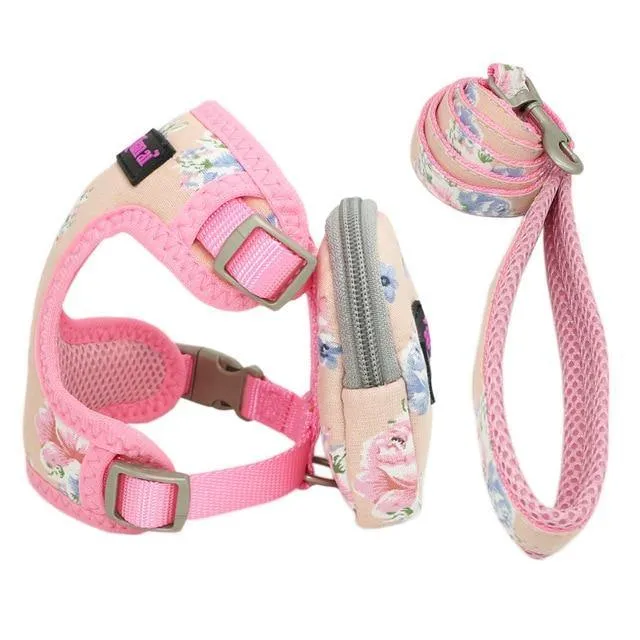 Pet Dog Soft Harness & Leash