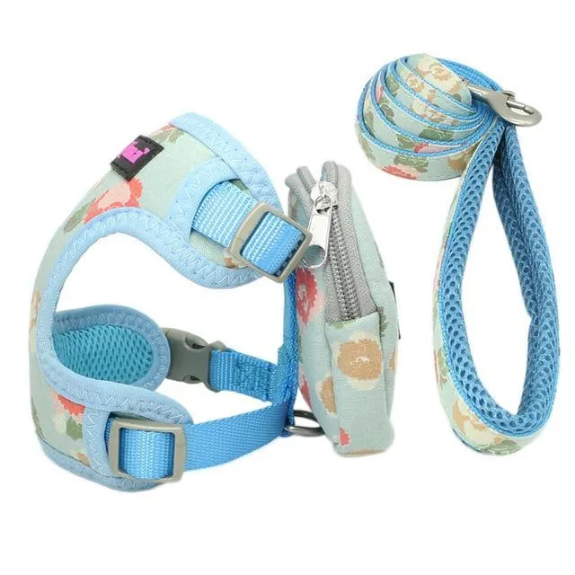 Pet Dog Soft Harness & Leash