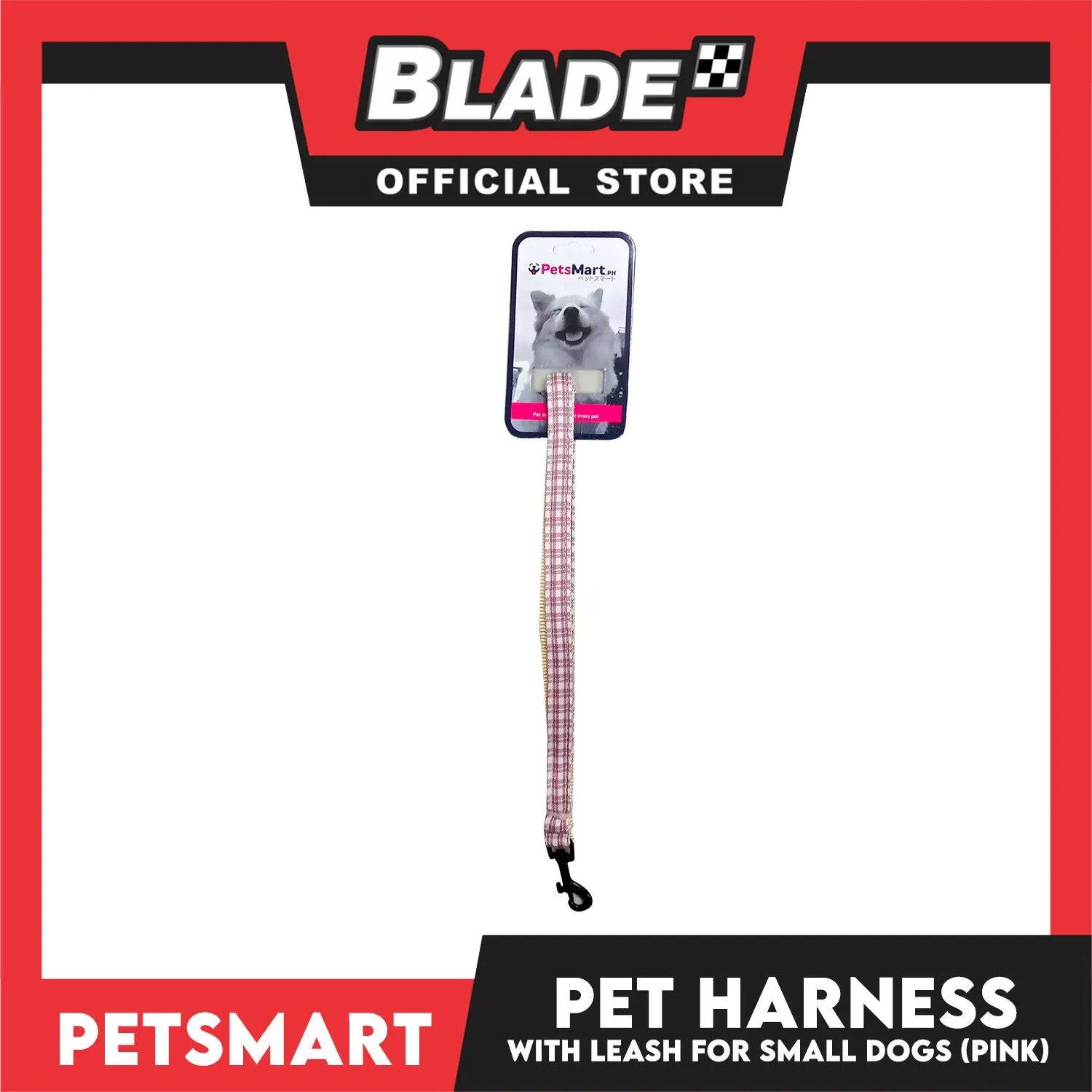 Pet Harness with Leash for Small Dogs (Pink) QYS2202
