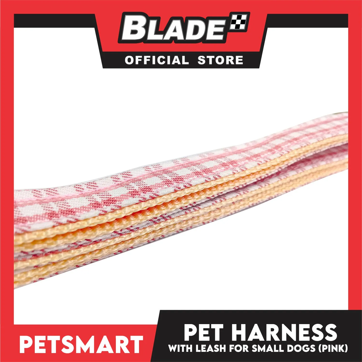 Pet Harness with Leash for Small Dogs (Pink) QYS2202