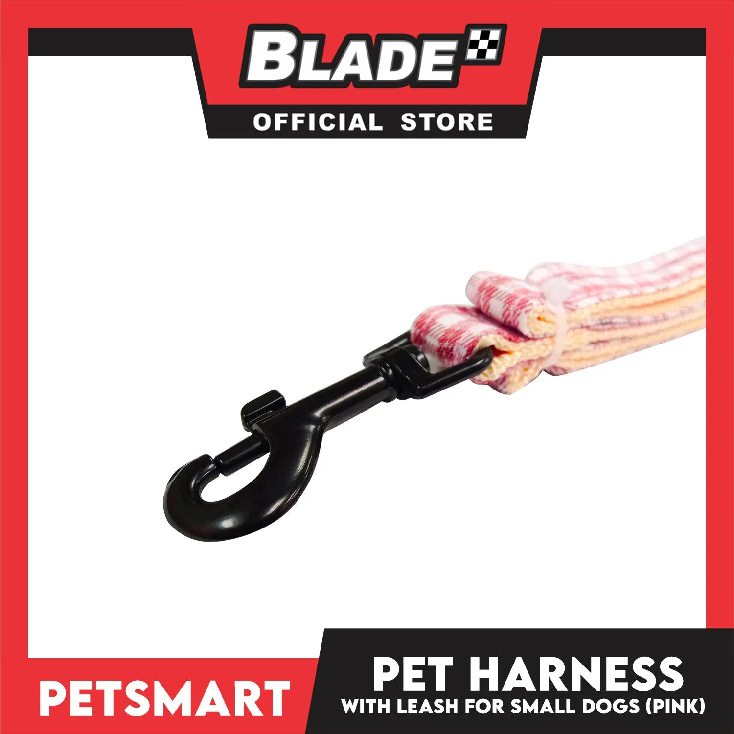 Pet Harness with Leash for Small Dogs (Pink) QYS2202