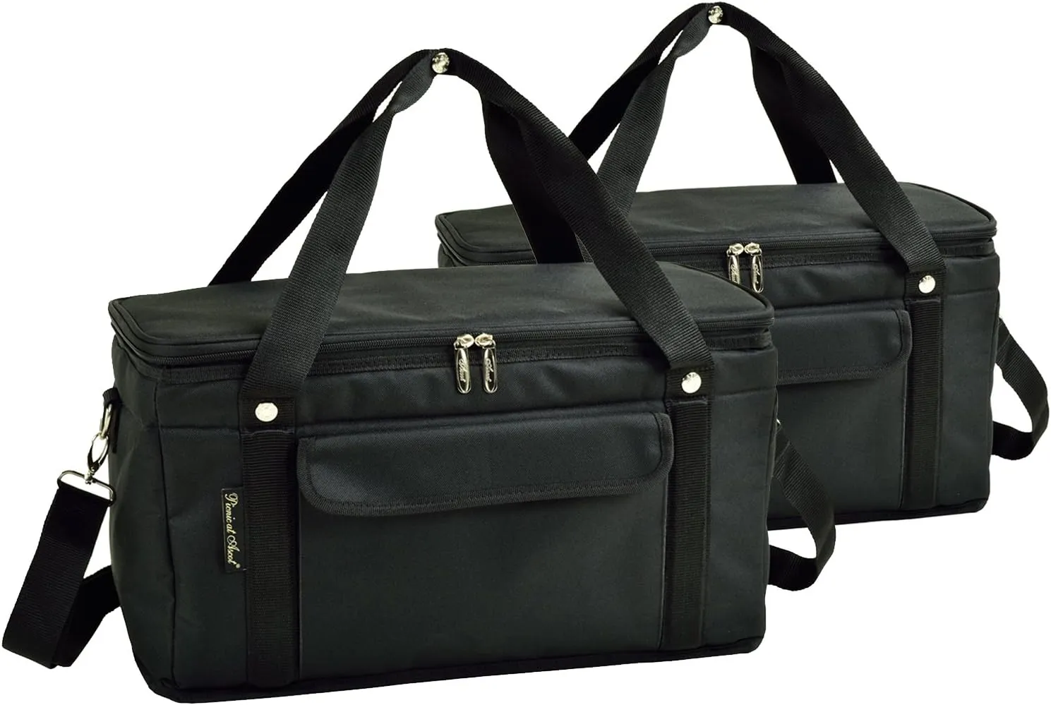 Picnic at Ascot 42 Can Capacity Semi Rigid Collapsible Leakproof Cooler- Designed & Quality Approved in The USA - 2 Pack