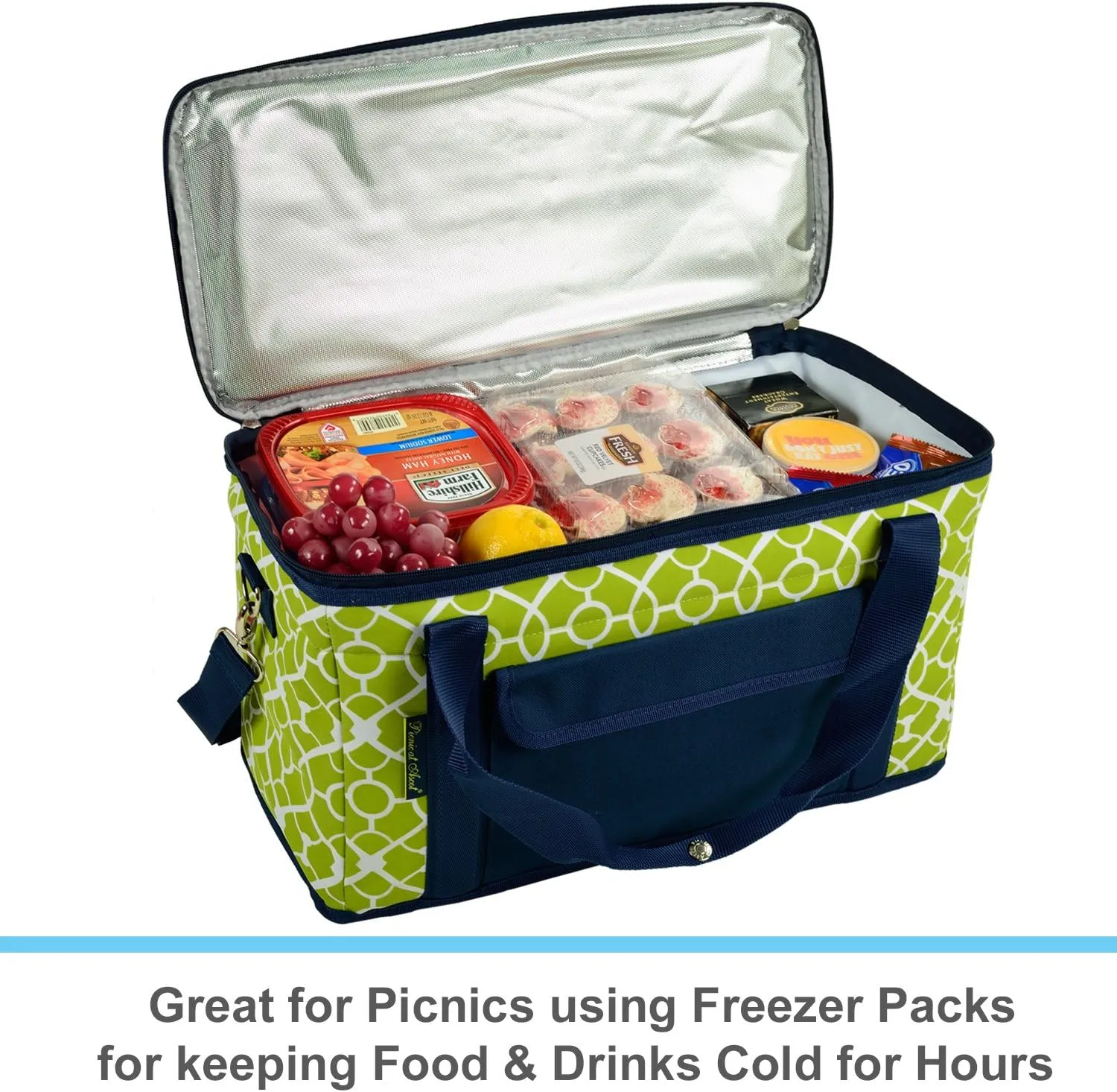 Picnic at Ascot 42 Can Capacity Semi Rigid Collapsible Leakproof Cooler- Designed & Quality Approved in the USA