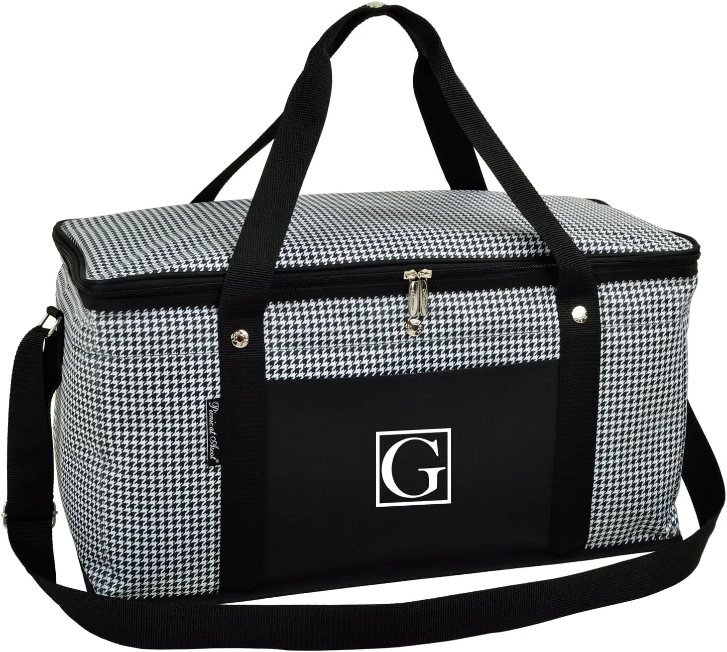 Picnic at Ascot Personalized Monogrammed 64 Can Capacity Semi Rigid Collapsible Leakproof Cooler- Designed & Quality Approved in The US