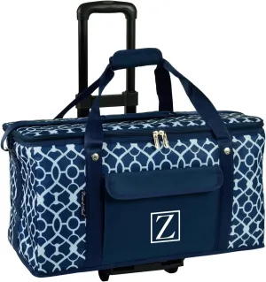 Picnic at Ascot Personalized Monogrammed Travel Cooler with Wheels- 64 Can Capacity- Collapsible Leakproof Cooler- Designed & Quality Approved in The USA