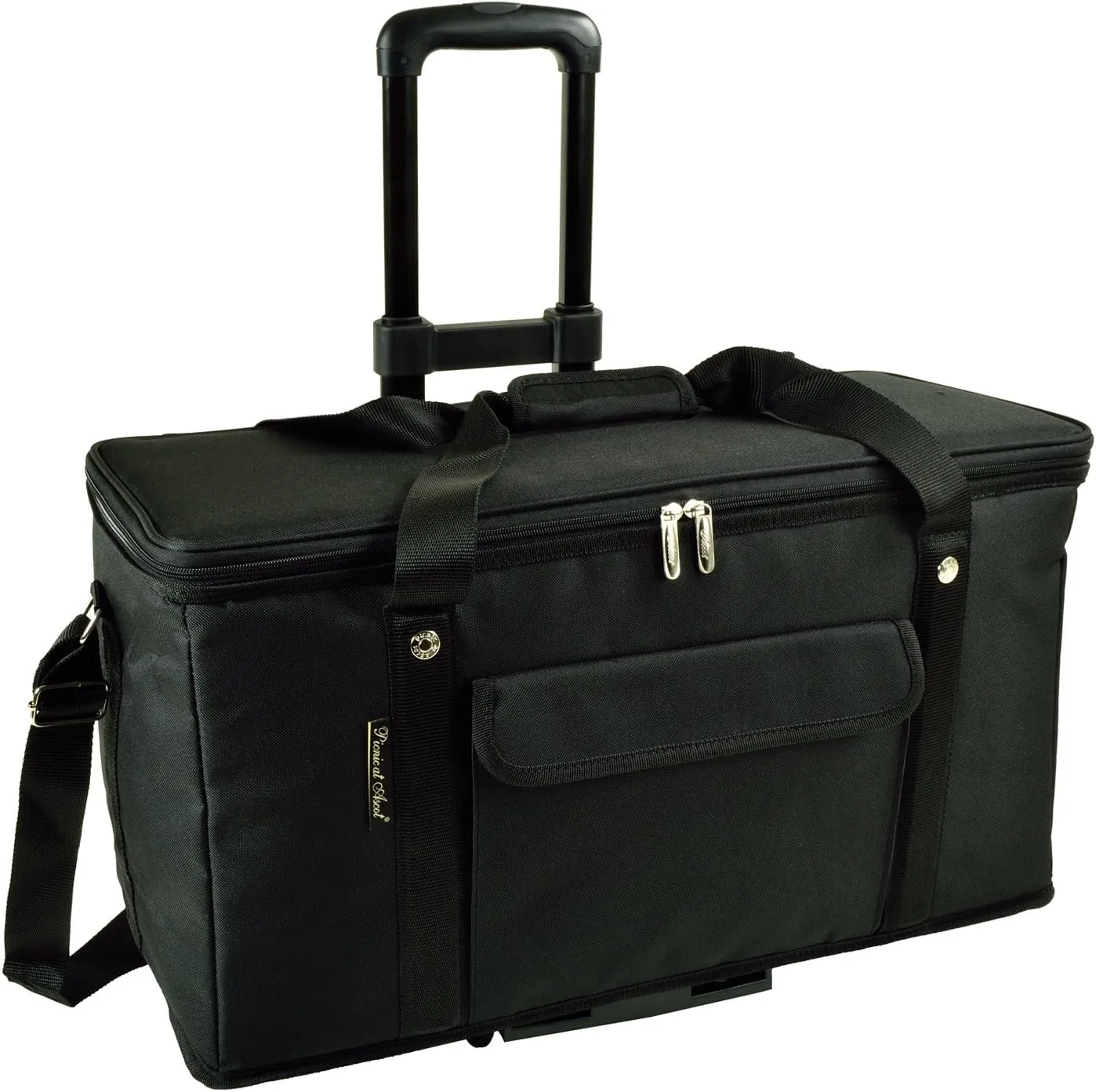 Picnic at Ascot Travel Cooler with Wheels- 64 Can Capacity- Collapsible Leakproof Cooler- Designed & Quality Approved in the USA