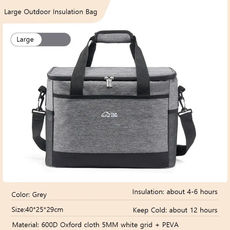 Picnic Cooler Bag – Leakproof, Insulated Camping Cooler with Shoulder Strap (18L/30L)