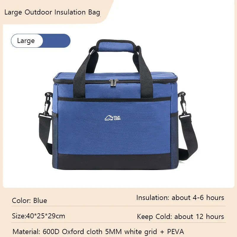 Picnic Cooler Bag – Leakproof, Insulated Camping Cooler with Shoulder Strap (18L/30L)