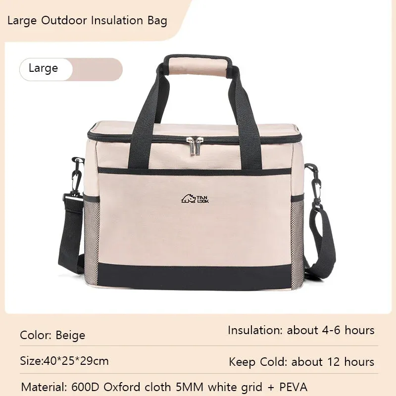 Picnic Cooler Bag – Leakproof, Insulated Camping Cooler with Shoulder Strap (18L/30L)