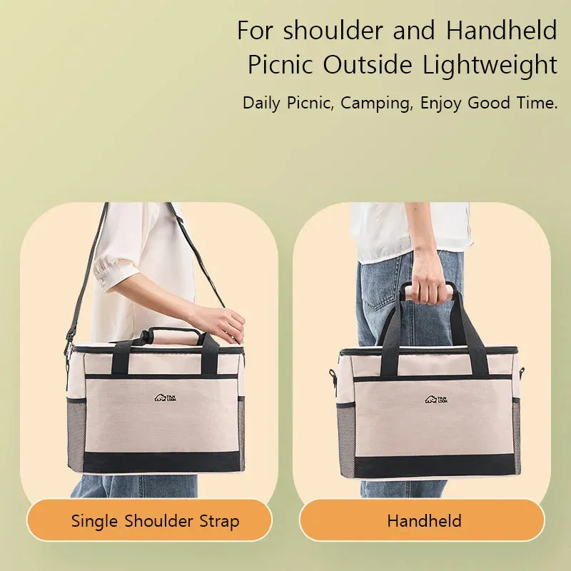 Picnic Cooler Bag – Leakproof, Insulated Camping Cooler with Shoulder Strap (18L/30L)