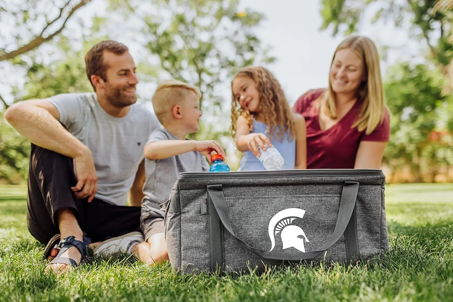 PICNIC TIME NCAA Unisex-Adult NCAA 64 Can Collapsible Cooler