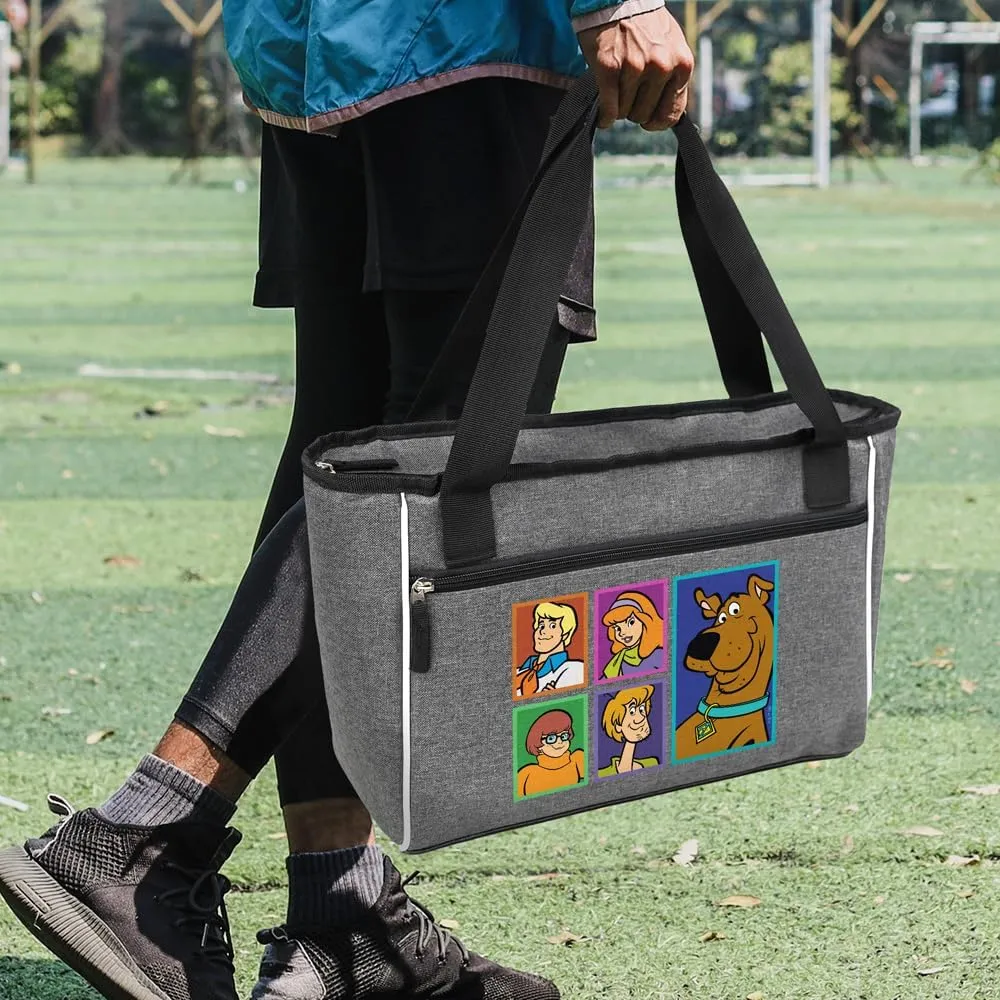 Popfunk Scooby Doo Gang Collection Soft Sided Insulated Tote Cooler Bag, Lightweight, Thermal and Reusable for Grocery