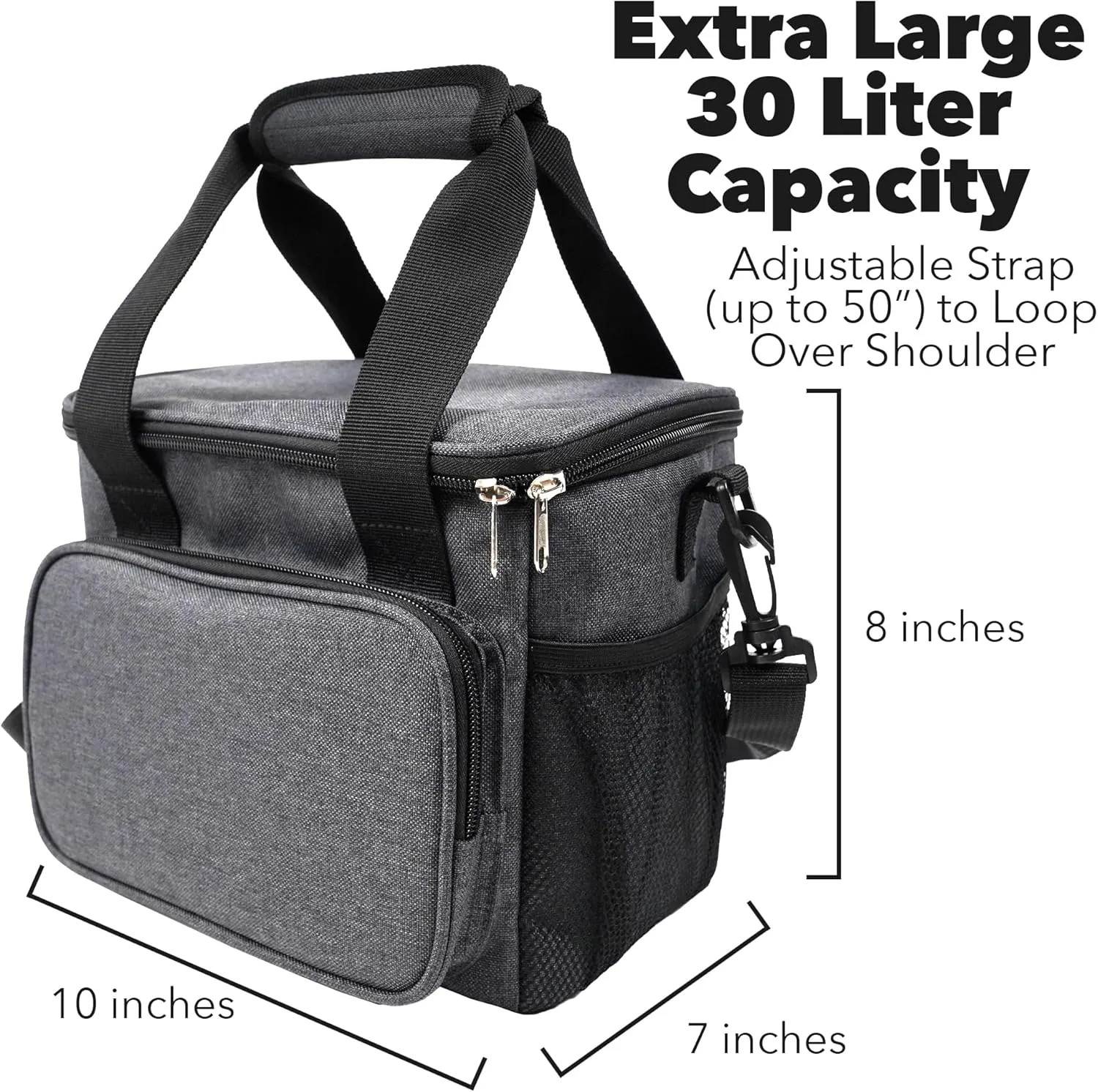 Popfunk Supernatural Join the Hunt Soft Insulated Cooler Bag, Large Lunch Bag, Lightweight, Thermal and Reusable for Office, Picnic, Beach