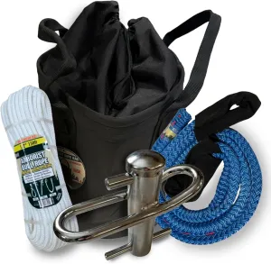 Port-A-Wrap Kit | Includes Bull Rope, Whoopie Sling, Port Wrap, and Rope Bag | Belay Device Tree, Climbing Gear & Arborist Equipment