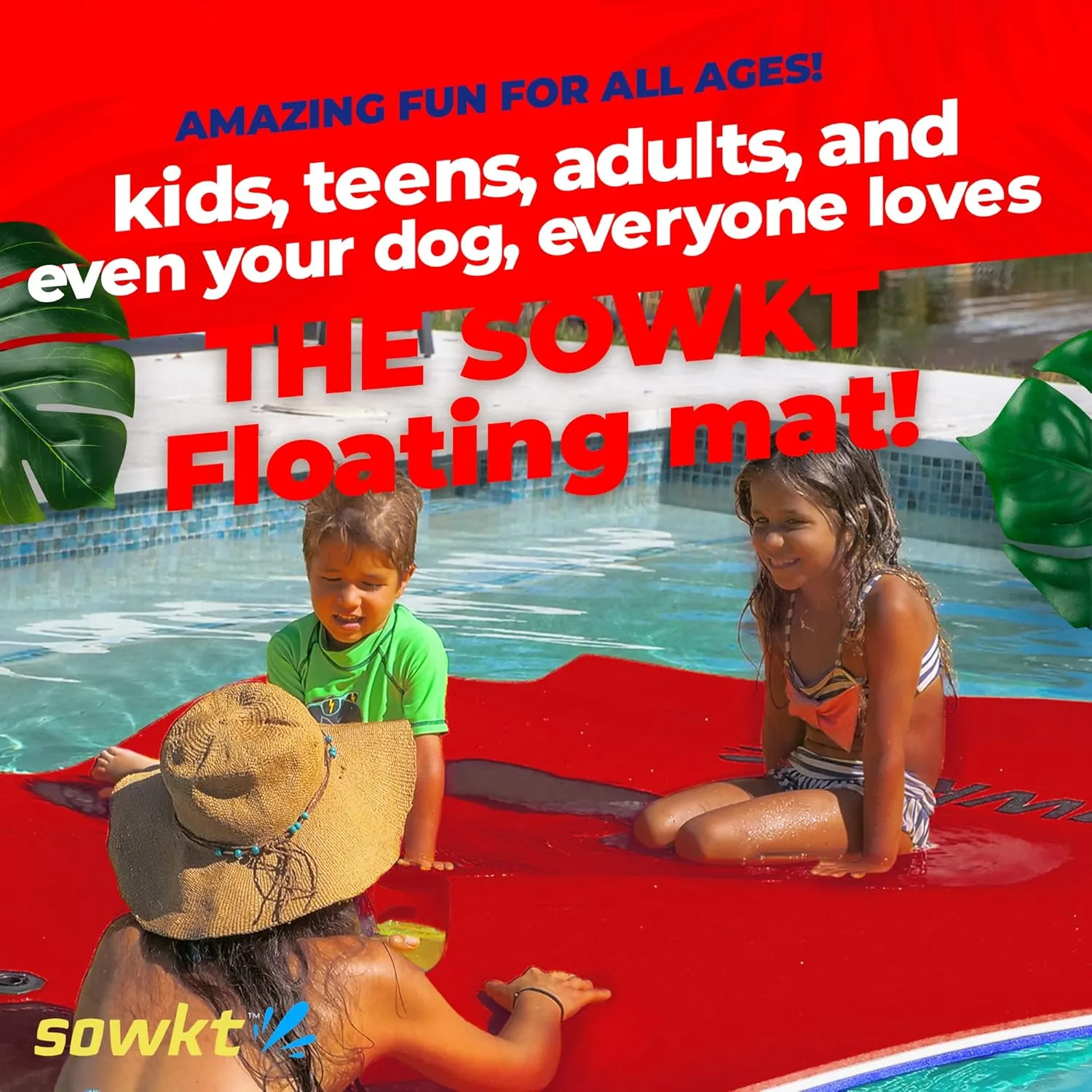 Premium Floating Mat for Lakes and Pools (8x4 & 18x6 ft) - Water Mat, Floating Dock, Floating Pads for Water - Lake Floats for Adults and Kids for Unlimited Fun!