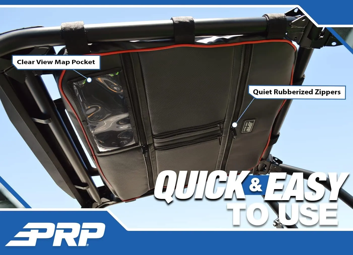 PRP Seats E47-214 Red Overhead Bag for Polaris RZR