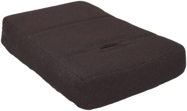 PRP Seats UTV Booster Cushion - High-Density Foam for Comfort, Breathable Black Tweed, 3-inch Thick Padding, Enhances Visibility for Smaller Passengers