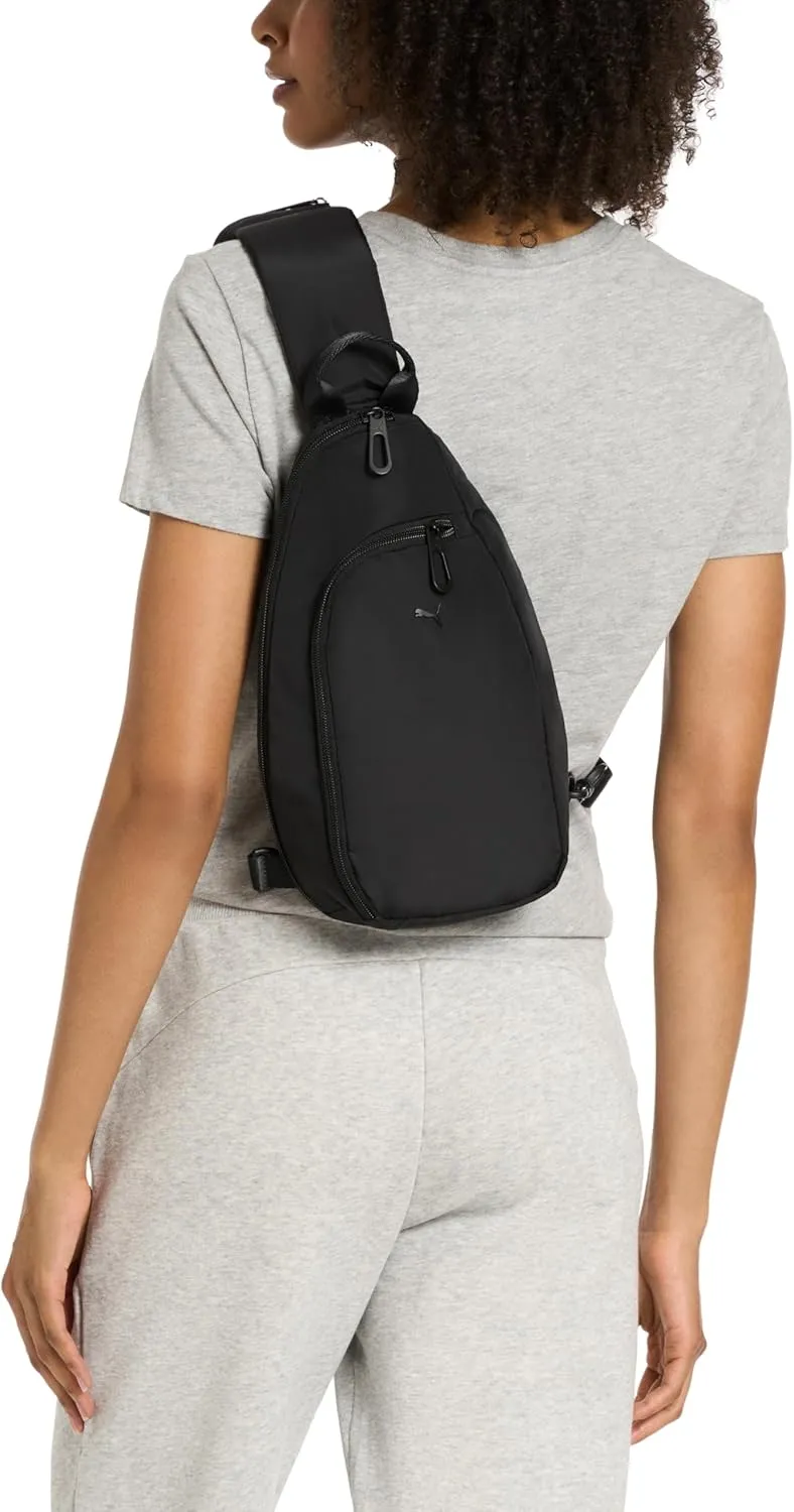 PUMA Women's Myriad Sling Backpack, Black, Small