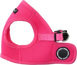 Puppia Neon Soft Vest Harness Step-in No Choke No Pull Walking Training for Small and Medium Dog, Pink, Medium