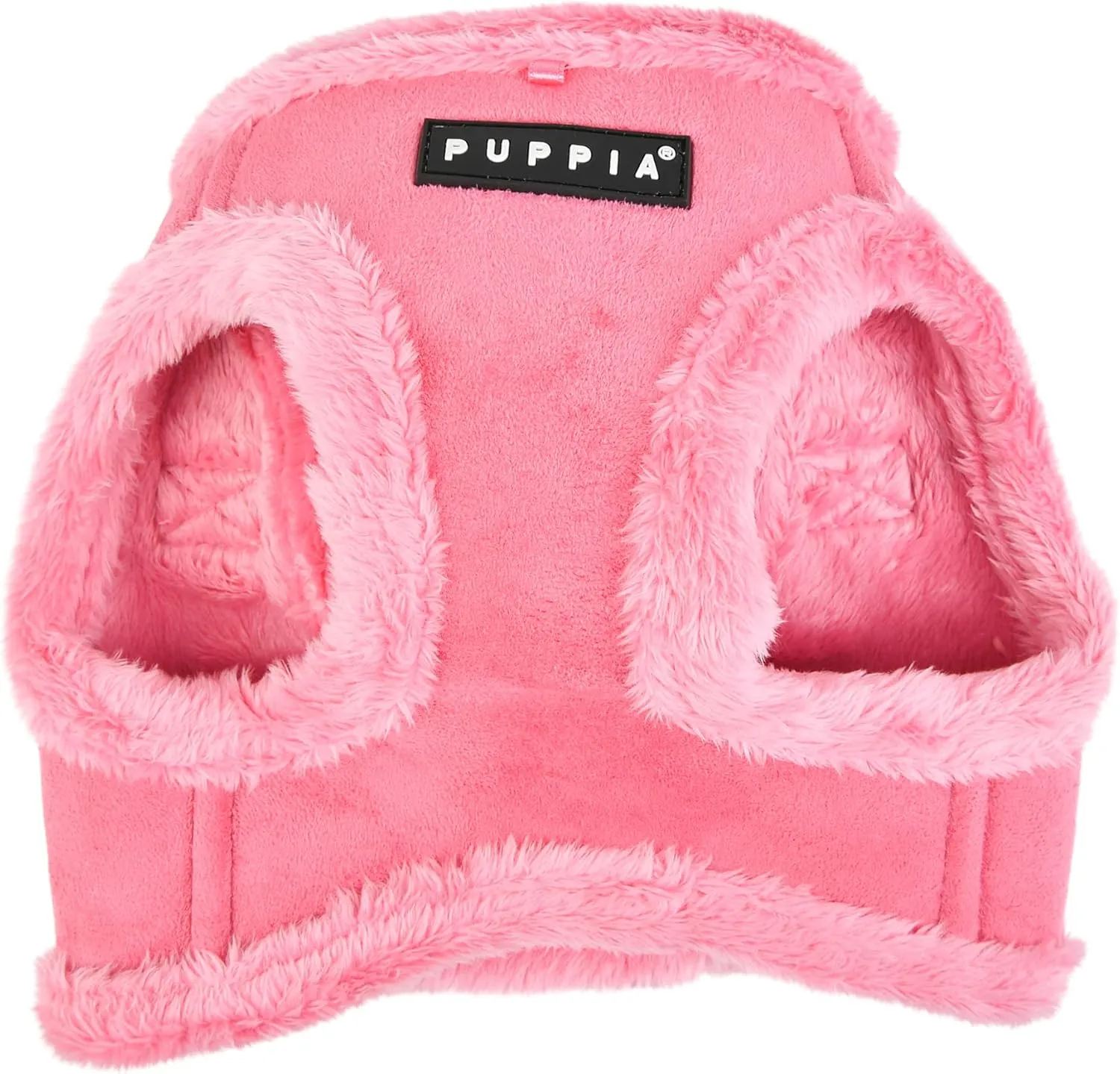 Puppia Terry Vest Dog Harness Step-in Winter Suede Warm No Choke No Pull Training Walking for Small and Medium Dog, Pink, Small