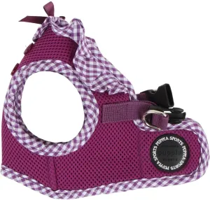 Puppia Vivien Vest Dog Harness Step-in All Season Mesh Cute No Pull No Choke Walking Training for Small Dog, Purple, Medium