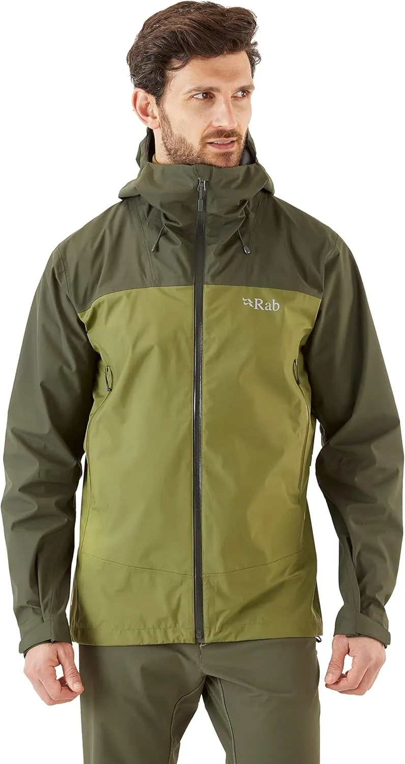 Rab Men's Arc Eco Waterproof Breathable Jacket for Hiking and Skiing