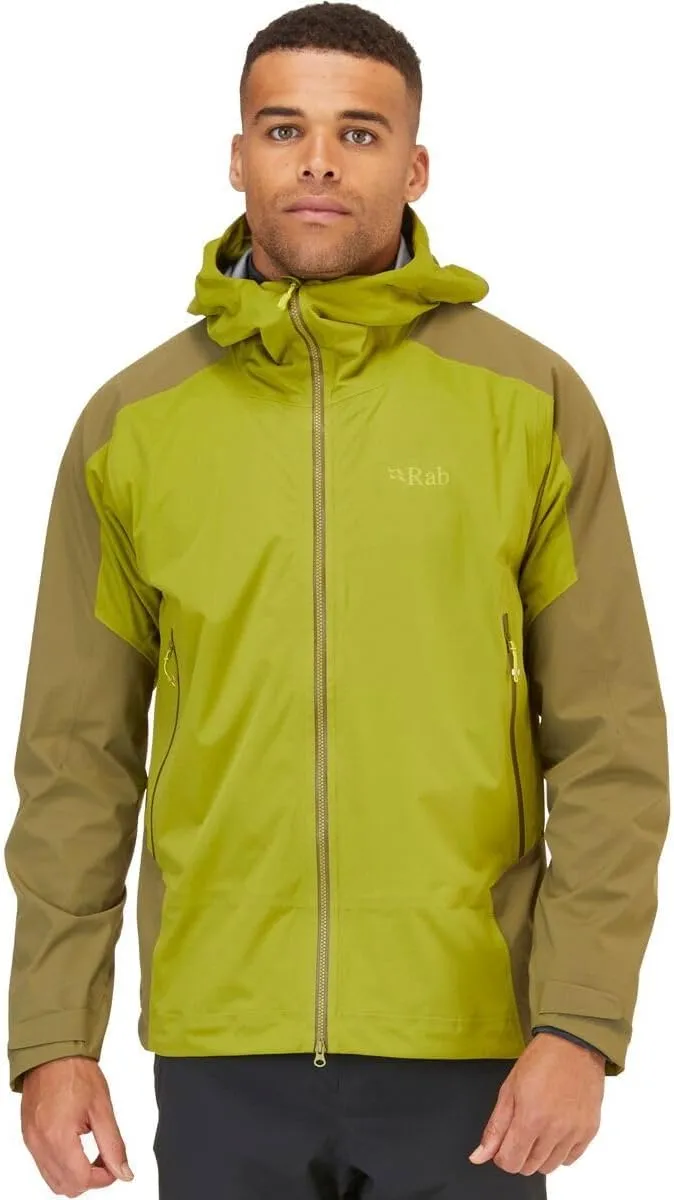 Rab Men's Kinetic Alpine 2.0 Jacket - Waterproof Breathable Coat for Skiing & Mountaineering