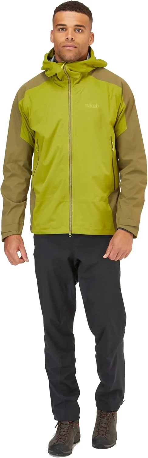 Rab Men's Kinetic Alpine 2.0 Jacket - Waterproof Breathable Coat for Skiing & Mountaineering