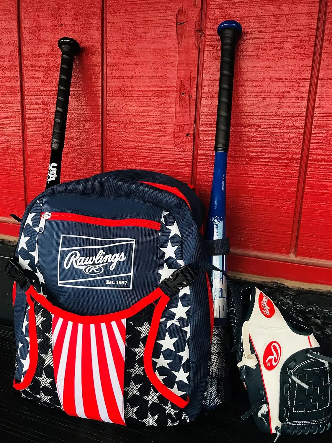 Rawlings | REMIX T-Ball & Youth Backpack Equipment Bag | Baseball/Softball | Multiple Colors
